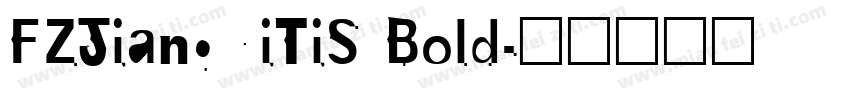 FZJiangYiTiS Bold字体转换